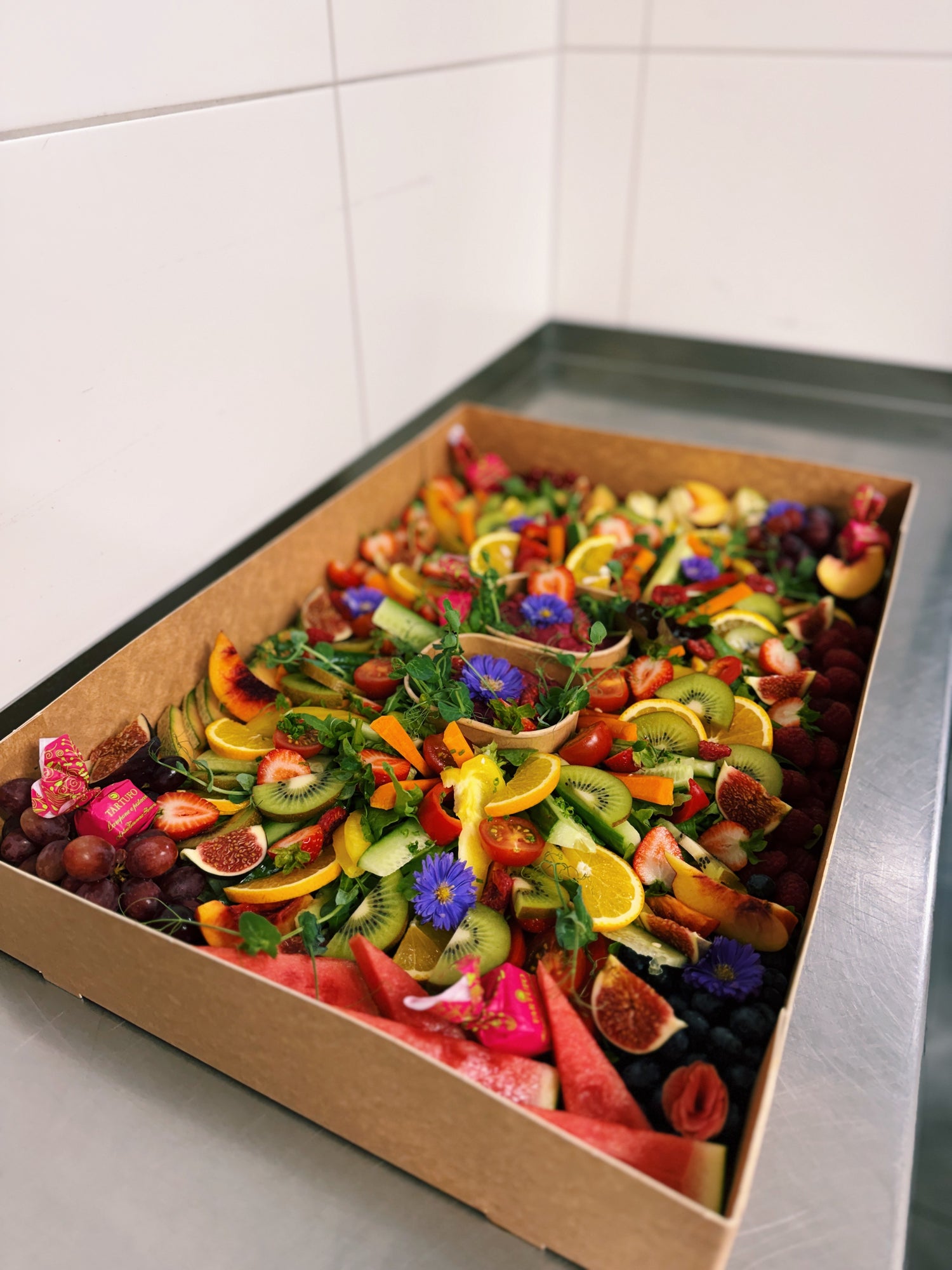 Crudité and Fruit Box