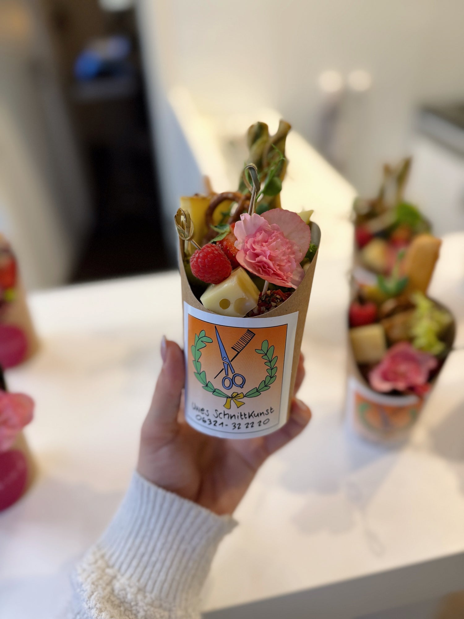 Charcuterie Cups personalisiert im Corporate Branding