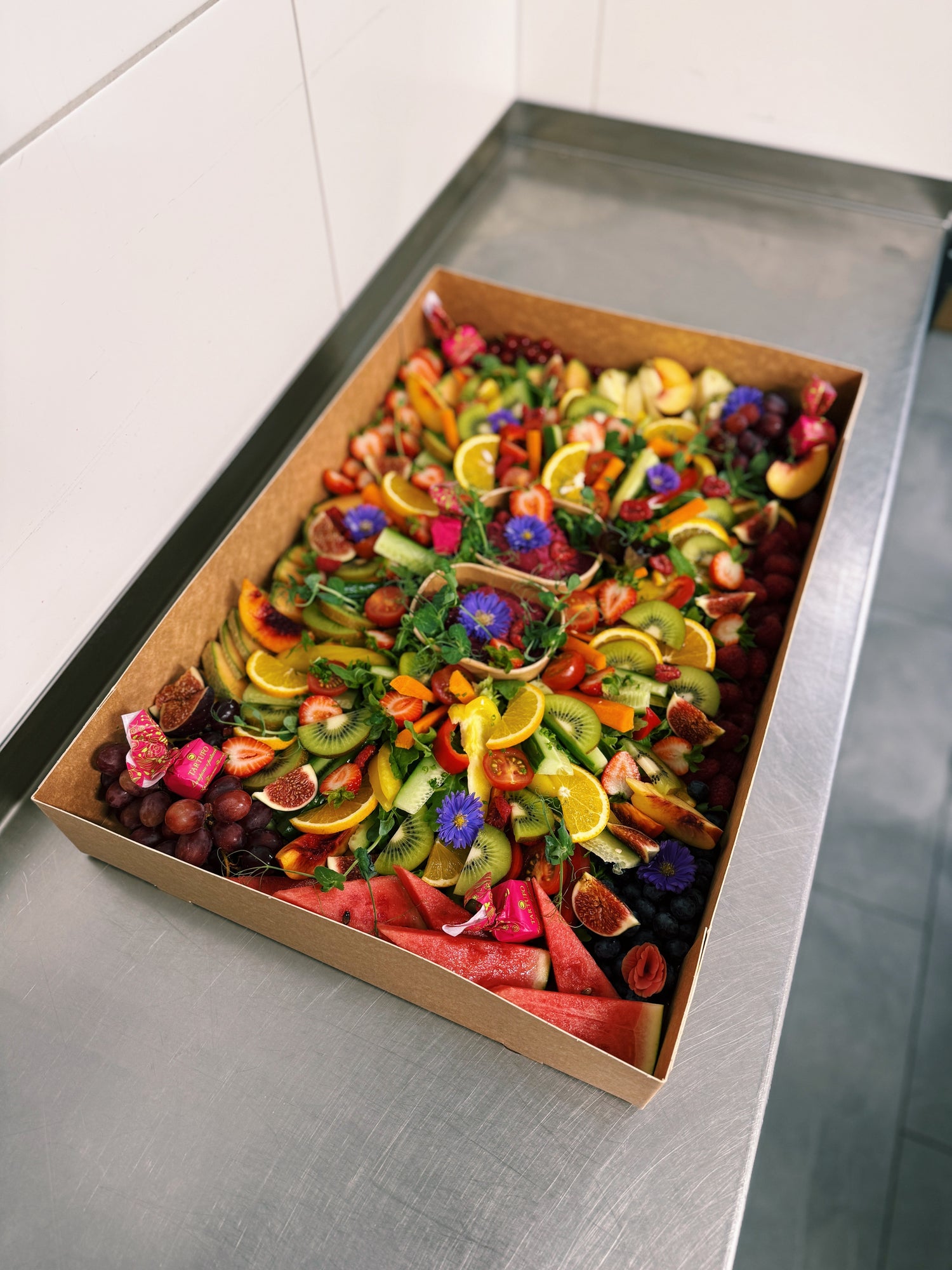 Crudité and Fruit Box