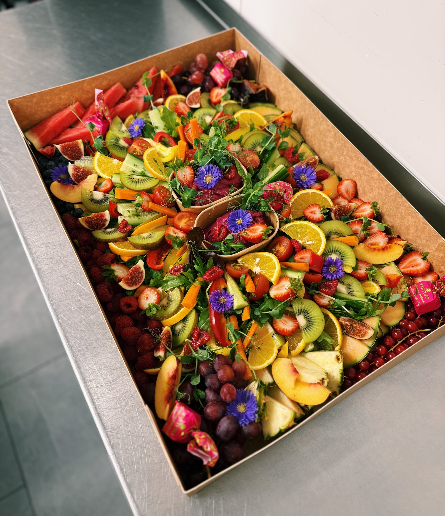 Crudité and Fruit Box